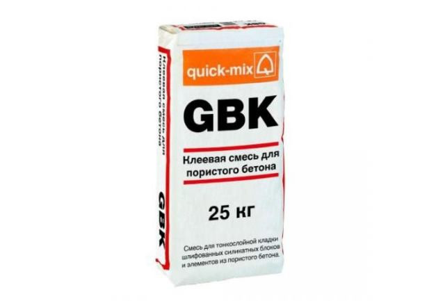 Зимняя клеевая смесь для пористого бетона GBK Зима Зимняя клеевая смесь для пористого бетона GBK Зима