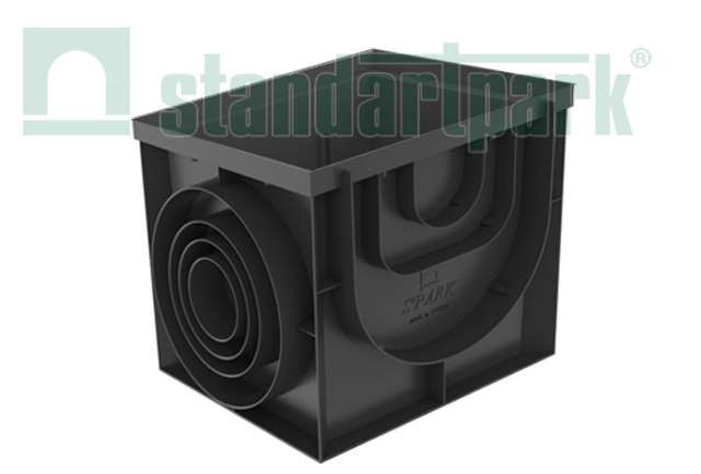 Дождеприемник-пескоуловитель PolyMAX Basic ДПП-40.40-ПП пластиковый Дождеприемник-пескоуловитель PolyMAX Basic ДПП-40.40-ПП пластиковый