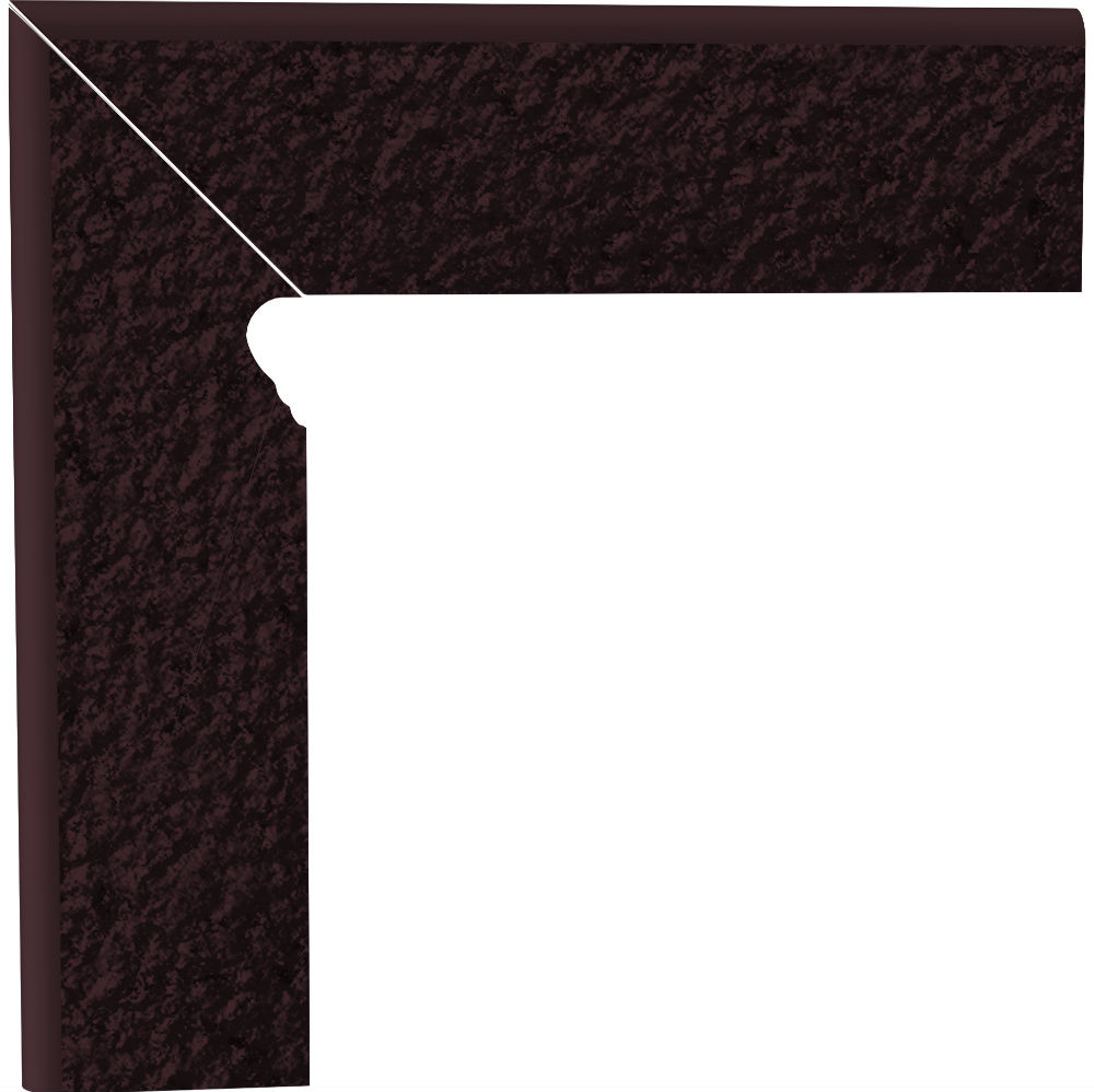 Natural Brown Duro Цоколь левый структурный 2-х элем 30х8,1 Natural Brown Duro Цоколь левый структурный 2-х элем 30х8,1