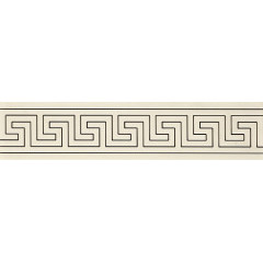 Calacatta Meander Lappato Бордюр 9,8х44,8