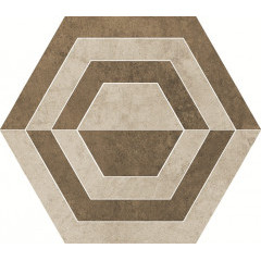 Scratch Beige Heksagon А  Декор 26х29,8