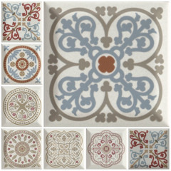 Forcados Grys Kafel Dekor Mix Плитка настенная 9,8х9,8 Forcados Grys Kafel Dekor Mix Плитка настенная 9,8х9,8