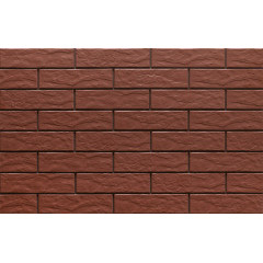 Burgund 9577 Фасадная плитка 24,5х6,5х0,65 Rustic/структурная