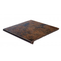 Ступень клинкерная Exagres Metalica 327 Cherry 330x330 мм R9