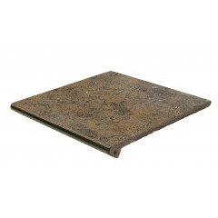 Ступень клинкерная Exagres Metalica 328 Purple 330x330 мм R9