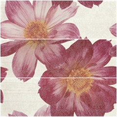 Niki Bordo Flower Панно (Компл х3) 60х60