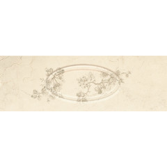 Belat Beige Medalion Struktura Декор 25х75