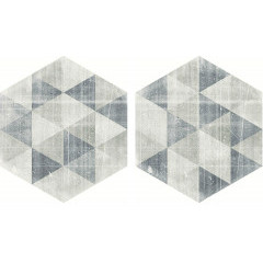 Hexx Universum Motyw Grigio Heksagon Плитка настенная 26х26