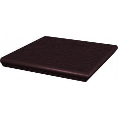 Natural Brown Duro Ступень угловая с капиносом структурная 33х33 Natural Brown Duro Ступень угловая с капиносом структурная 33х33