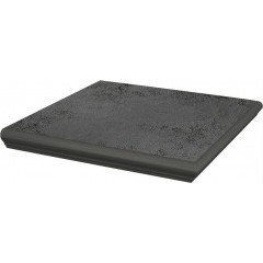 Semir Grafit Ступень угловая с капиносом структурная 33х33 Semir Grafit Ступень угловая с капиносом структурная 33х33