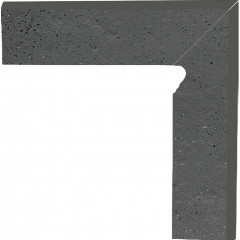 Semir Grafit Цоколь правый структурный 2-х элем 30х8,1
