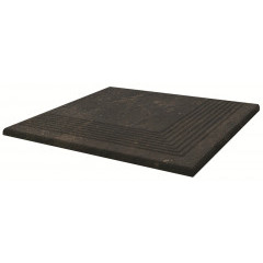 Scandiano Brown Ступень угловая структурная 30х30